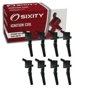 8 pc Sixity Auto Ignition Coils for 1997-2010 Ford F-150 4.6L 5.4L V8 Spark mp - Picture 1 of 8