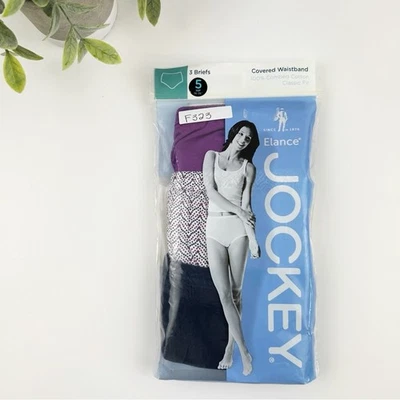 Calzoncillos Jockey Elance - Paquete de 3 púrpura/negro/lunares 100 % algodón 5/pequeños Foto 1 de 3