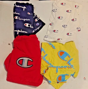 A lot of 4 vintage champion T-shirts VARIOUS SIZES AND COLOR WAYS - Picture 1 of 4