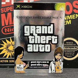 Grand Theft Auto Double Pack Microsoft Xbox Collection VGC TESTED FREE POSTAGE - Picture 1 of 23