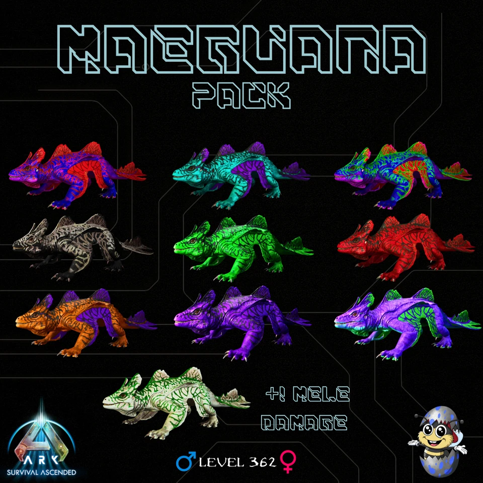 STUDIO WILDCARD 🔥 Maeguana 64800 FOOD MAX RANGE Pack Ark Survival Ascended PvE PC/XBOX/PS5