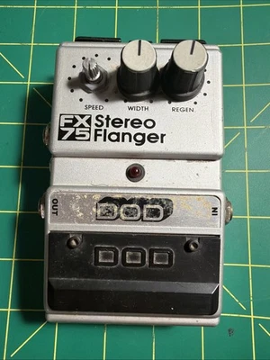 Pedal efecto guitarra vintage DOD FX75-B estéreo Flanger EE. UU. FUNCIONANDO Foto 1 de 4