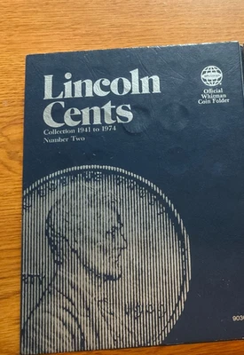 Wheatback Cents Complete Set; 1941 - 1974; PDS in Coin Folder - Image 1 of 3