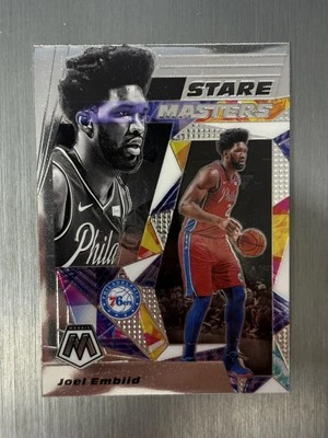 2019-20 Panini Mosaic #7 Joel Embiid Stare Masters - Image 1 of 2