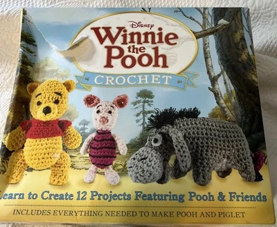 Набор для вязания крючком Winnie The Pooh 2016 Disney's. Пух и поросенок; инструкции для 12 - Изображение 1 из 4
