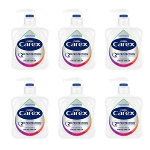 Carex 2 Hour Protection Antibacterial Moisture Hand Wash,, Pack of 6 x 250ml - Picture 1 of 7