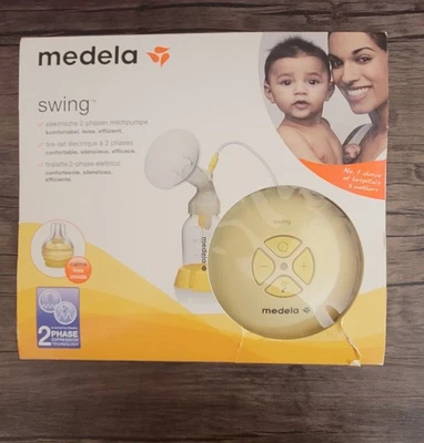 Medela Swing Single Breast Pump, Portable, Compact & Lightweight, Battery Or AC. - Image 1 of 4