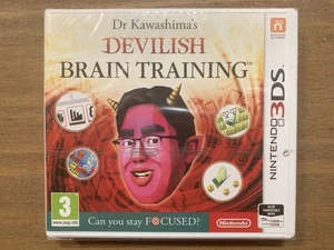 Dr Kawashimas Devilish Brain Training Nintendo 3DS Brand New & Factory Sealed UK - Picture 1 of 2