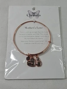 Bracciale Chrysalis Placcato Oro Rosa 18K Amore Mamma Flash Espandibile - Foto 1 di 4