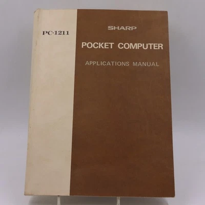 Sharp Pocket Computer PC 1211 Applications Manual #Englisch #Anwendungshandbuch - Bild 1 von 4