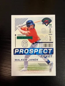 Tarjeta pre novato Walker Janek AZUL prospecto boleto impresión corta SSP SP/199 2025 - Imagen 1 de 1