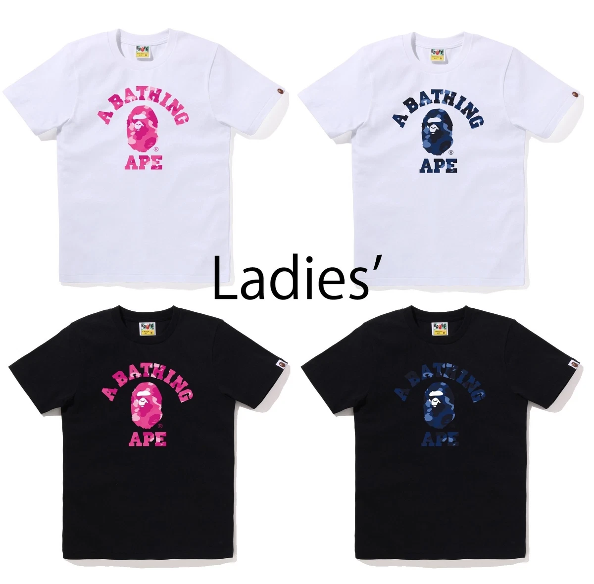 T-Shirts A BATHING APE Regular Size XS for Women for sale | eBay