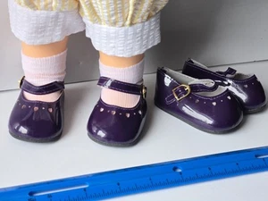1 PAIR Doll Shoes Monique,Fits Ideal Giggles 18"Doll Or My Meadow Ardyn 20" - Picture 1 of 11