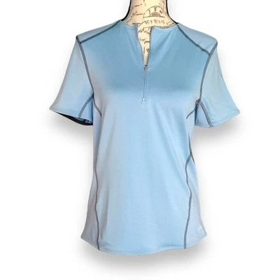 Camisa C9 by Champion Damas GRANDE Azul Claro Ocio Bicicleta Cremallera Delantera Nueva Sin Etiquetas Foto 1 de 4