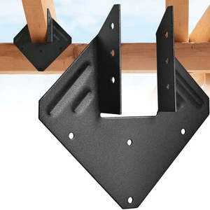 8 Pack 18-Gauge Hurricane Tie, Hot Dip Galvanized Joist Hangers, Hurricane St... - Picture 1 of 7