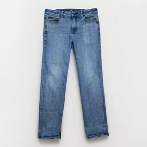 Express Jeans Slim Ultra Hyper Stretch Men's Size 32x30 Light Wash Blue Comfort - Picture 1 of 11
