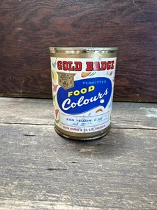 Gold Badge Good Colours Vintage Tin Australian with Contents Intact  - Bild 1 von 8