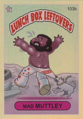 SOBRAS DE LONCHERA 2025 - SERIE 13 - PEGATINA RARA LÁMINA DE ORO - 103b MAD MUTTLEY Foto 1 de 2