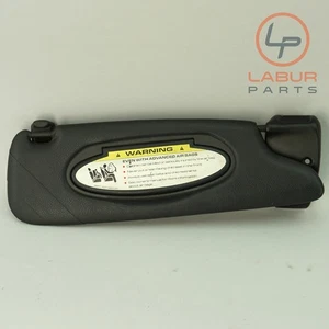 05-12 Porsche Boxster Cayman Front Right Side Sun Visor Sunvisor Black A1714 - Picture 1 of 11