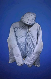 Carolina Colours Women's XL Reversible Puffer Jacket Blue/White With Hood - Picture 1 of 7