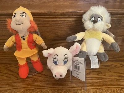 迪士尼黑色大锅母鸡 Wen Pig Gurgi Fairfolk 毛绒豆袋 8 — 第 1/4 张图片