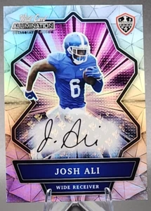 2021 Wild Card Alumination Josh Ali 1st Card Rookie RC Auto Kentucky Atlanta - Imagen 1 de 2