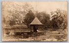 Magnetic Springs Park Cicero Indiana In 1909 Real Photo Rppc