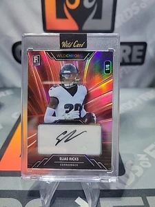 2023 Wildcard Wildchrome Elias Ricks RED RIBBON AUTO AUTOGRAPH RC 1/6 - Picture 1 of 2
