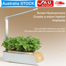 Hydroponics Growing System Indoor Herb Garden Starter Kit with LED Grow Light AU
