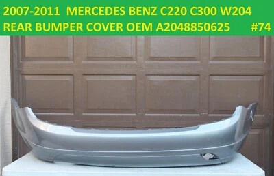 ✅ Cubierta de parachoques trasero Mercedes Benz C220 C300 W204 2007-2011 OEM CLASE C Foto 1 de 4