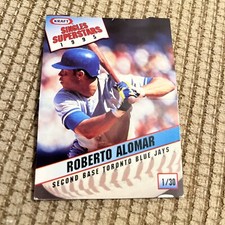 1995 Kraft Singles Superstars Food Issue Roberto Alomar #1 HOF