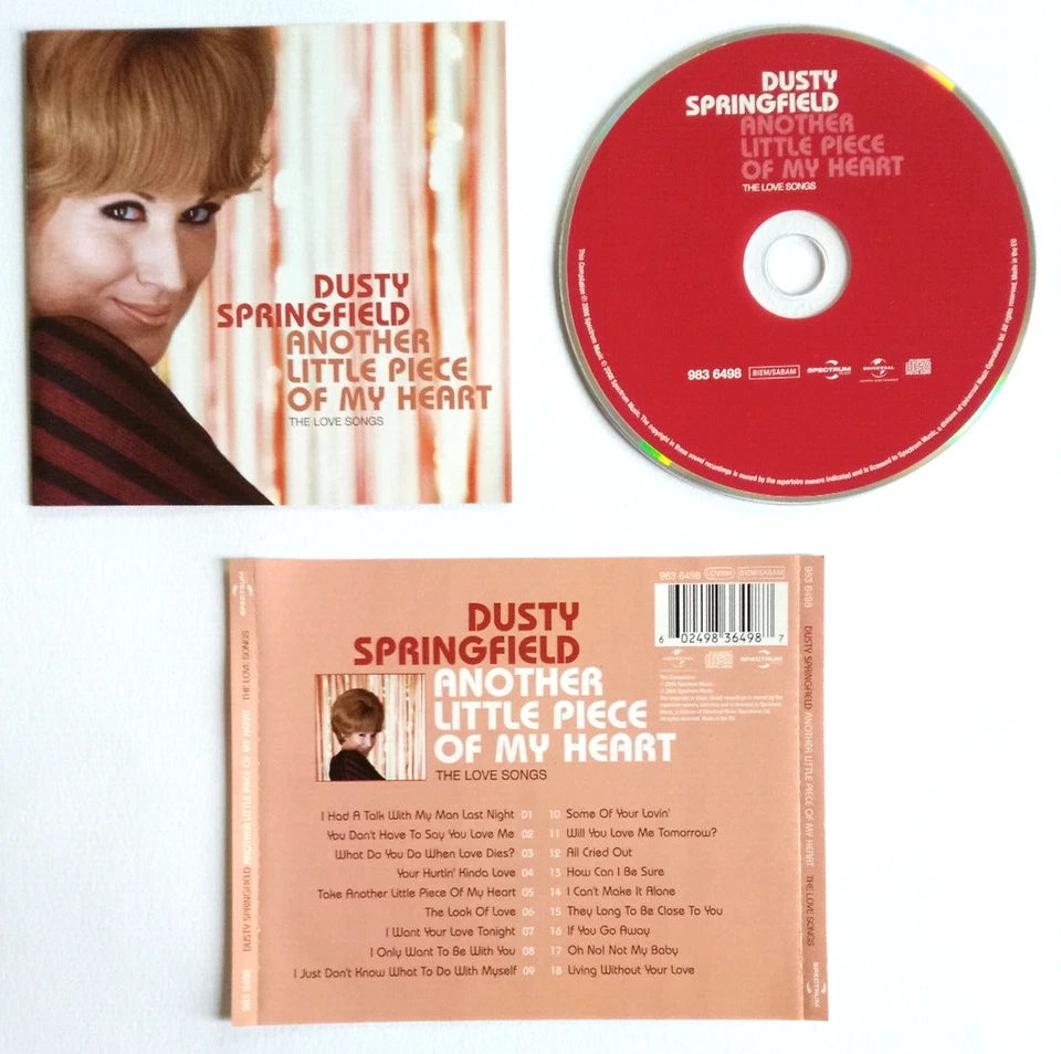 Cd Dusty Springfield Another Little Piece Of My Heart:The Love Songs Europe(Z11) - Immagine 1 di 1