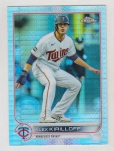 Alex Kirilloff 2022 TOPPS CHROME PRISM REFRACTOR #105 MINNESOTA TWINS - Picture 1 of 1