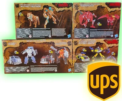 NISB Transformers Kingdom Golden Disk Collection Full Set Terrorsaur and team - Image 1 of 4