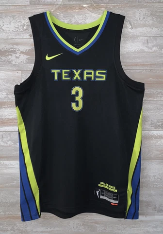 Marina Mabrey Dallas Wings Black Nike WNBA swingman Jersey Men 48 Rebel Edition Cover