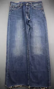 Jeans uomo Abercrombie e Fitch taglio stivaletto extra pesante taglia 30x30 (Msr 32x28) - Foto 1 di 12