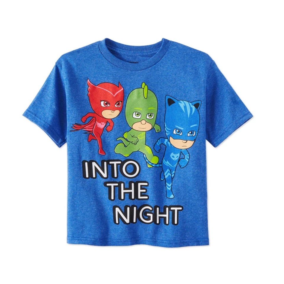 PJ Masks Short Sleeve T Shirt Boy Size 5/6 - Image 1 of 1