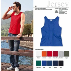 3 Effepi Herren Unterhemden mit breiter Schulter aus reinem Baumwolljersey Art 871 - Bild 1 von 1