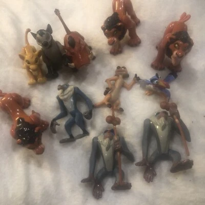 Disney Lion King Mufasa Shenzi Pumbaa Simba Nala Mix Lot of 11  Action Figures - Image 1 of 4