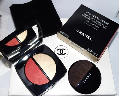 Chanel Jardin Imaginaire Blush and Highlighter Duo Gold and Peach Limited Editio - Bild 1 von 3