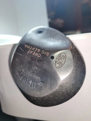 Callaway War Bird S2H2 Great Big Bertha Titanio 3-maderas Empuñadura regular Golf Pride Foto 1 de 4