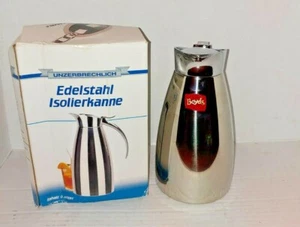 EDELSTAHL VAKUUMENTOPF ~ EDELSTAHL ISOLIERKANNE TOPF ~ 0,6 LITER ~ - Bild 1 von 12