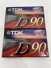 Tdk D90 High Output Ieci/Type I Dynamic Performance 60 Db - Lot Of 2