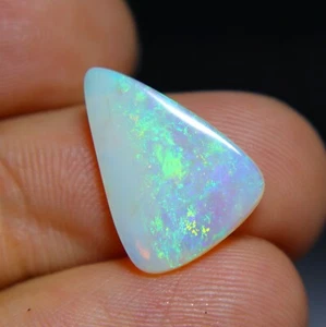 3.00 Cts Natural Australian Opal Smooth Cabochon Loose Gemstone 18X13X2MM - Picture 1 of 7