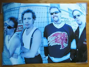 METALLICA POSTER Chain-link Fence Jason Newsted Photo NEW OFFICIAL MERCHANDISE - Picture 1 of 1