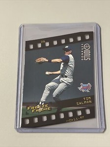 1998 Donruss Studio Tim Salmon Freeze Frame Die Cut /500