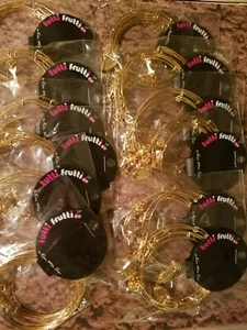 Lot of 12 Golden Tutti Frutti Bangel Bracelets by Kim Min Sun   - Picture 1 of 6