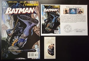 Batman (1940) #608 SIGNED Jim Lee Alex Sinclair Notarized Witness of Signature - Picture 1 of 7
