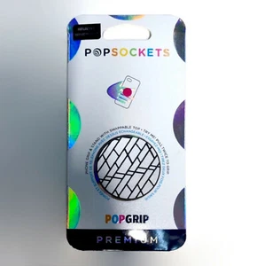 NEW PopSockets 801950 Universal PopGrip Stand Premium Reflective Urban Geo - Zdjęcie 1 z 3