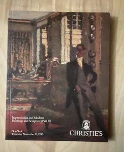 Christie’s Impressionist & Modern Paintings & Sculpture Part II Nov 15 1990 - Picture 1 of 7